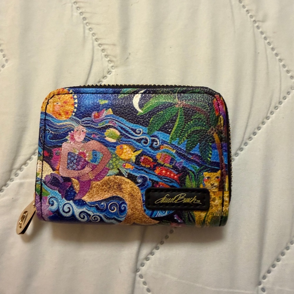 Colorful Mermaid Print Wallet